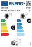 205/60R15 91V TL Michelin ENERGY Saver +